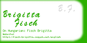 brigitta fisch business card
